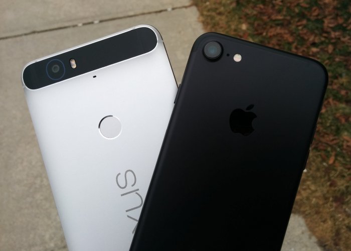 Nexus 6P vs. iPhone 7