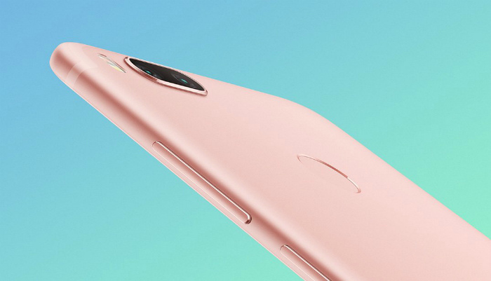 Xiaomi Mi 5X в цвете розовое золото