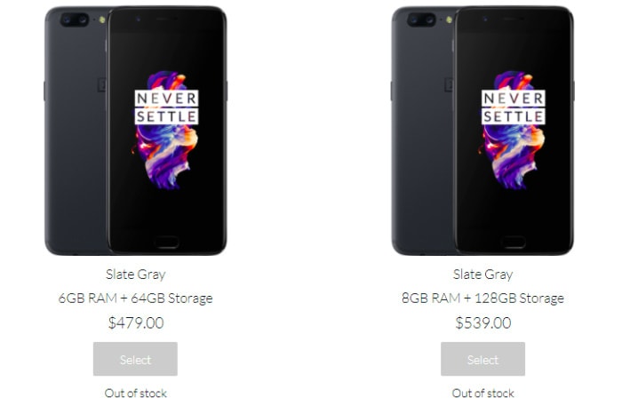 OnePlus 5T цены