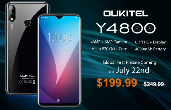 Oukitel Y4800 скоро в продаже