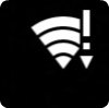Wi-Fi с восклицательным знаком