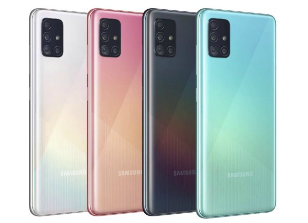 Все цвета Samsung Galaxy A51